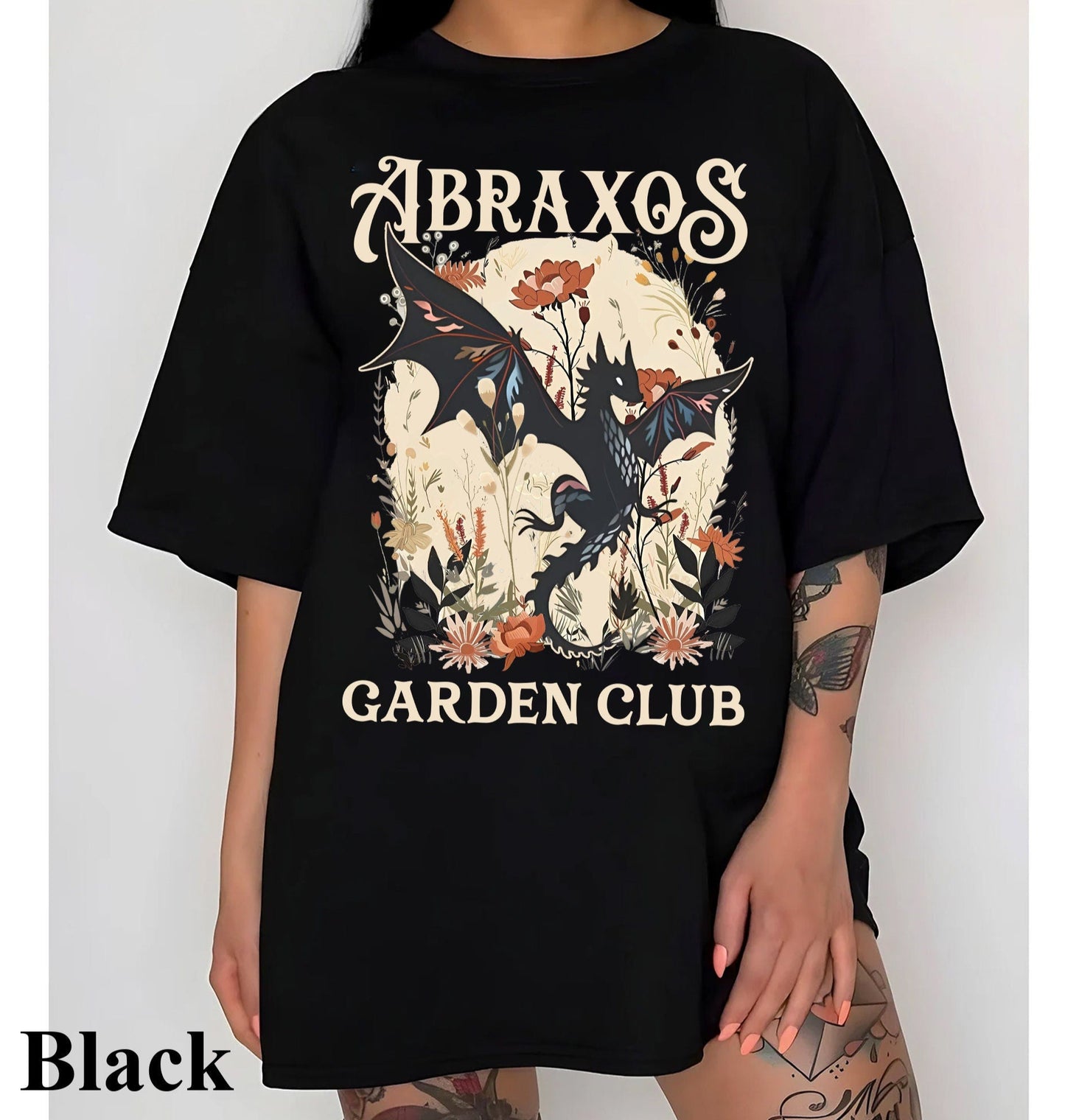Abraxos Flower Garden Club Throne Of Glass Flower Shirt