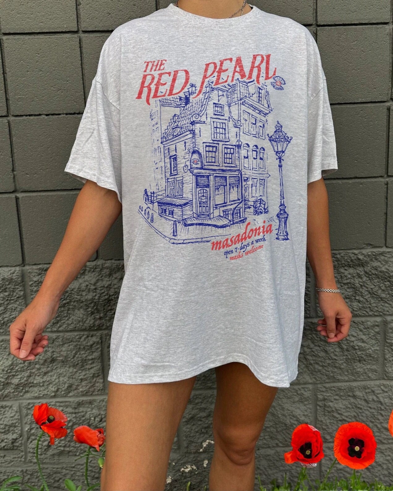 FBAA The Red Pearl Shirt From Blood And Ash Casteel Da'Neer Poppy Balfour
