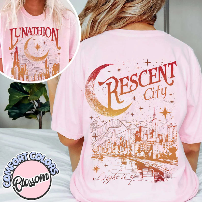 Lunathion Crescent City | | Sarah J Maas Merch | Fantasy Bookish Shirt