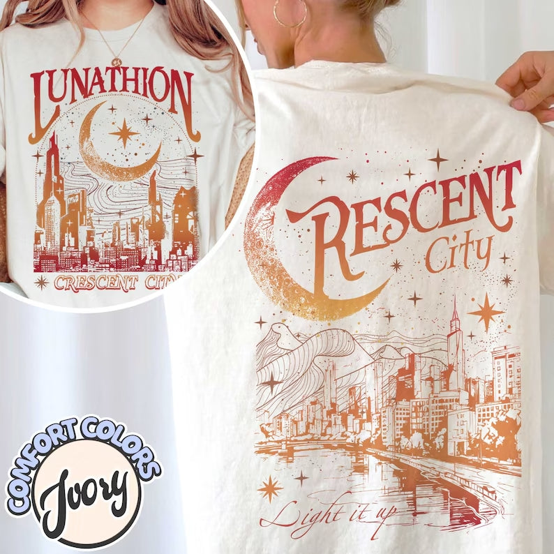 Lunathion Crescent City | | Sarah J Maas Merch | Fantasy Bookish Shirt