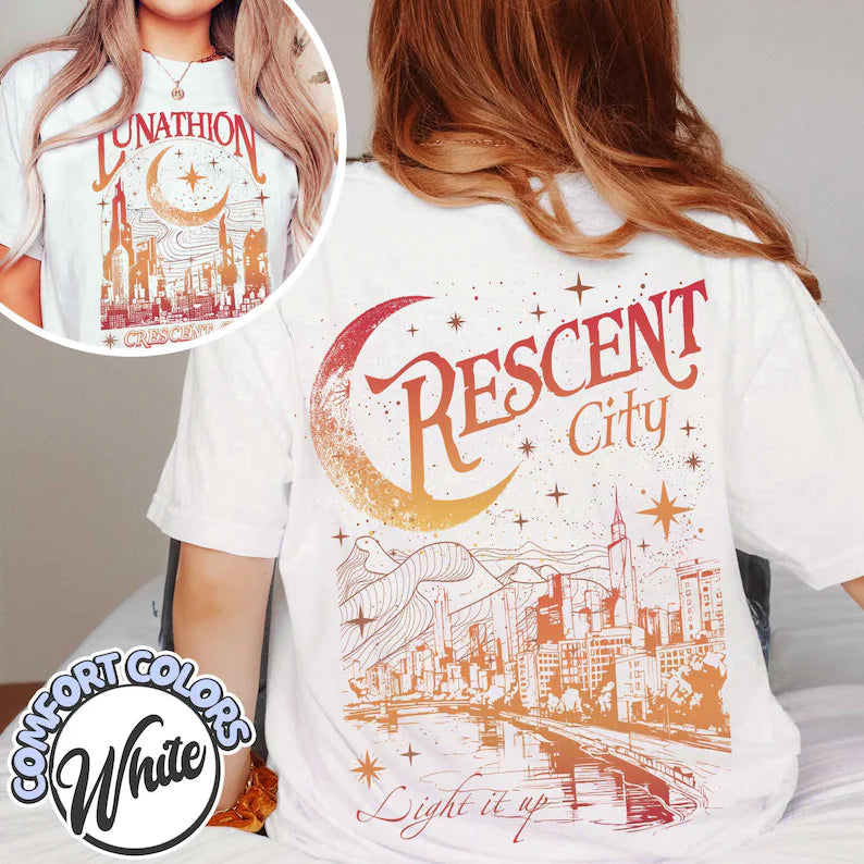 Lunathion Crescent City | | Sarah J Maas Merch | Fantasy Bookish Shirt