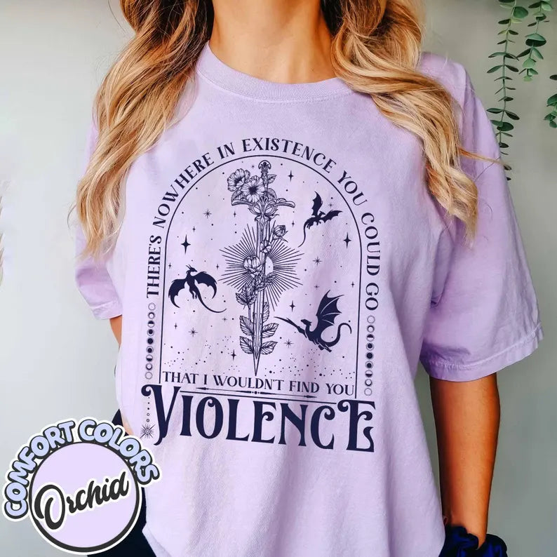 Fourth Wing Shirt | Nowhere in Existence Violence Shirt