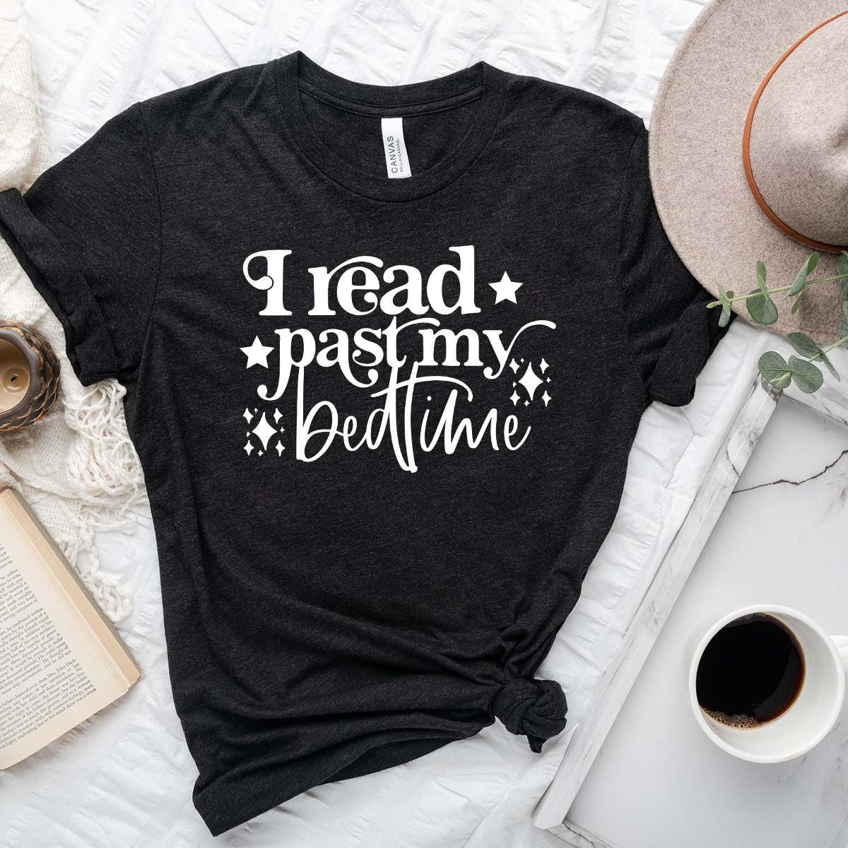 I read past my bedtime unisex tee