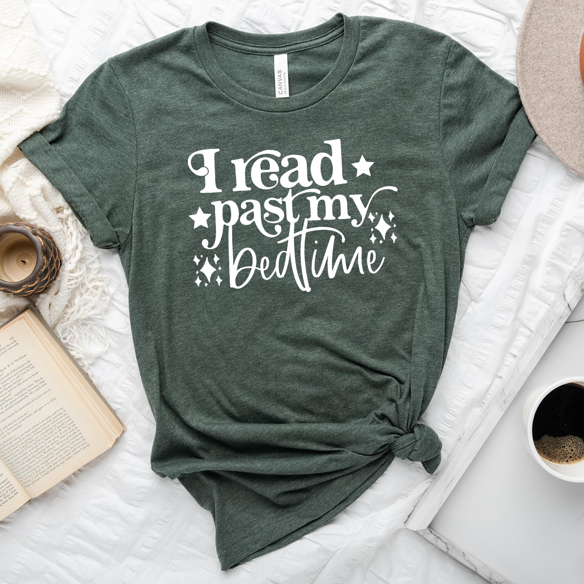 I read past my bedtime unisex tee