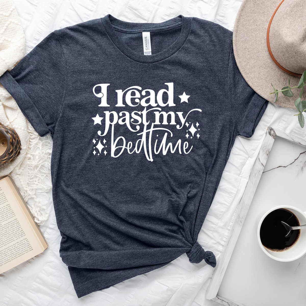 I read past my bedtime unisex tee