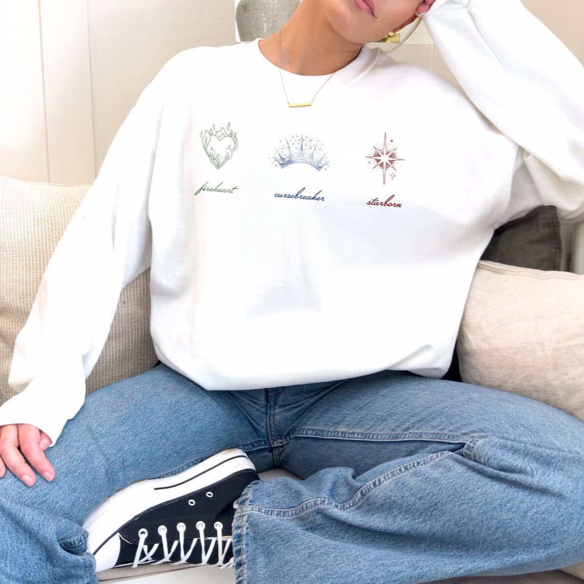Maasverse FMC Sweatshirt Fireheart Aelin Galathynius