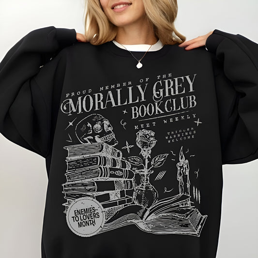 Morally Grey Book Club Shirt Dark Romance