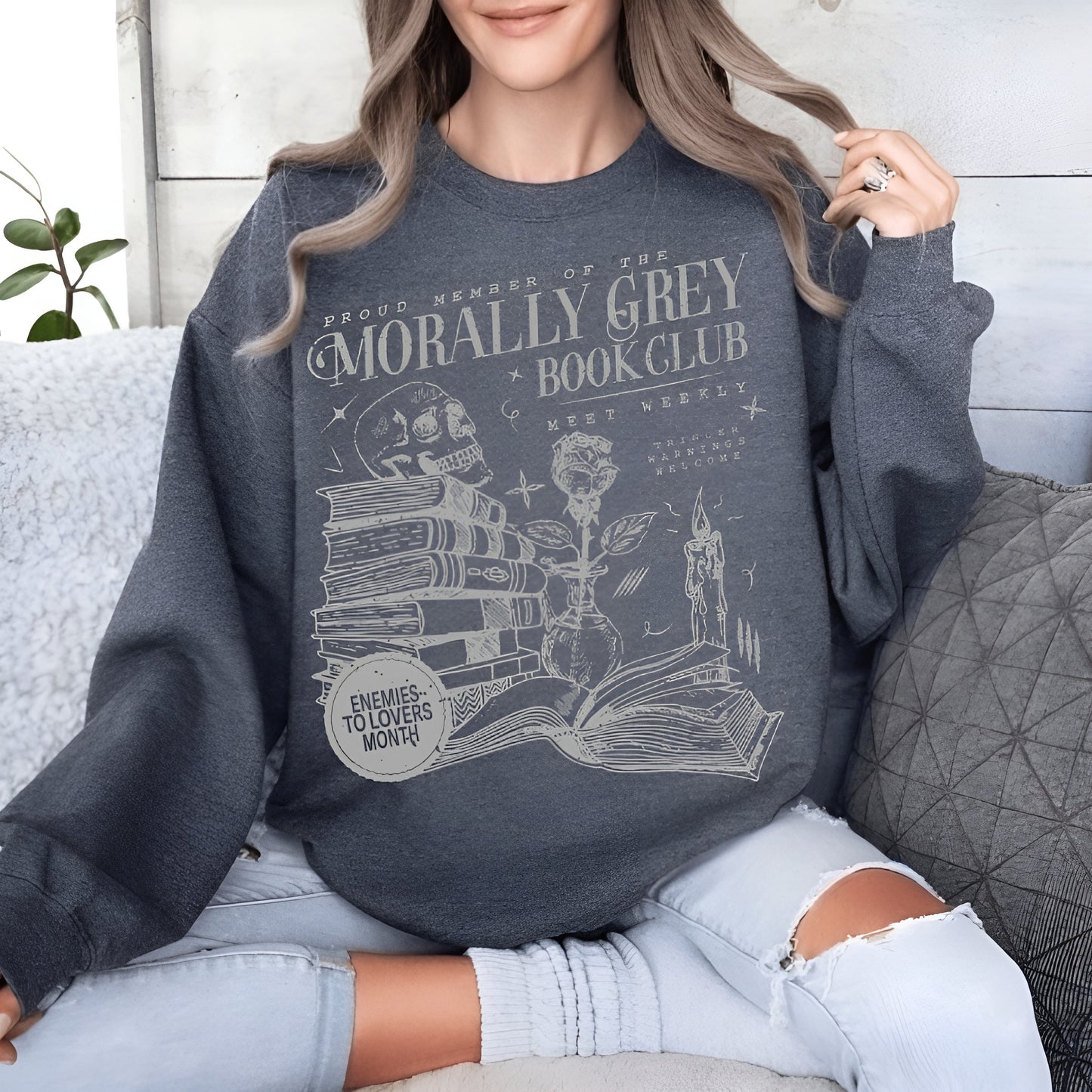 Morally Grey Book Club Shirt Dark Romance
