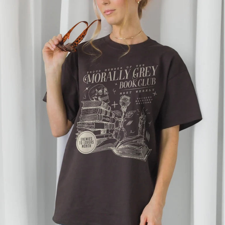 Morally Grey Book Club Shirt