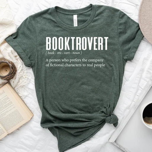 Bookish T-Shirt | Booktrovert Unisex Tee