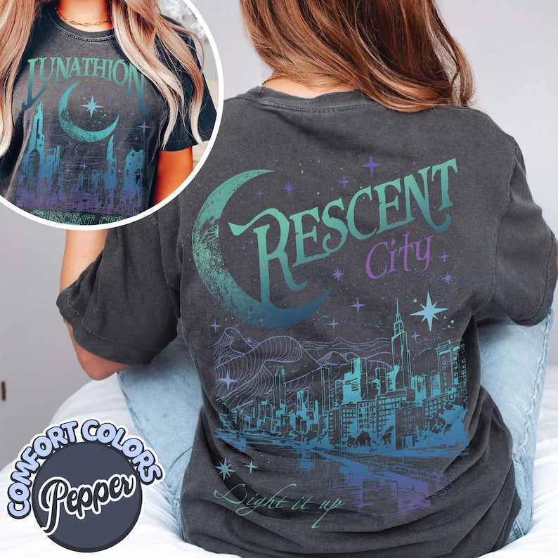 Lunathion Crescent City | | Sarah J Maas Merch | Fantasy Bookish Shirt