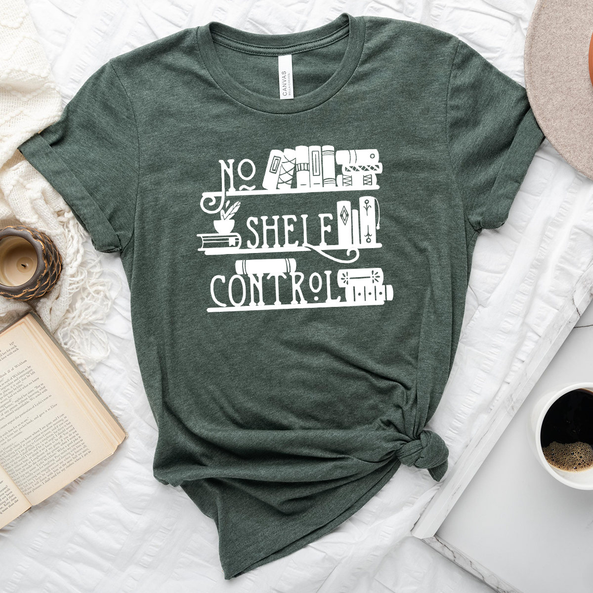 no shelf control unisex tee